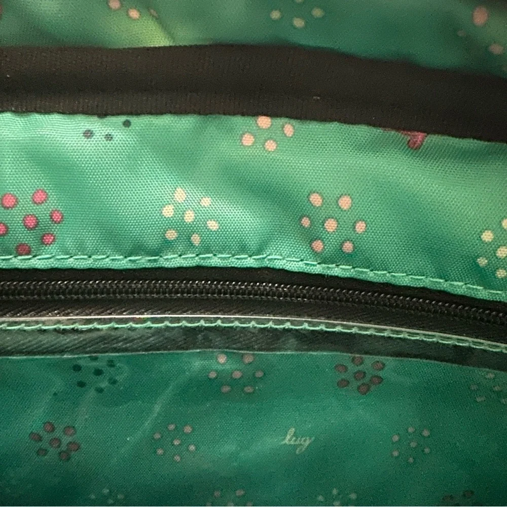 Lug Carousel XL Floral Quilted Women's Crossbody Bag Bloom Black - Picture 10 of 14